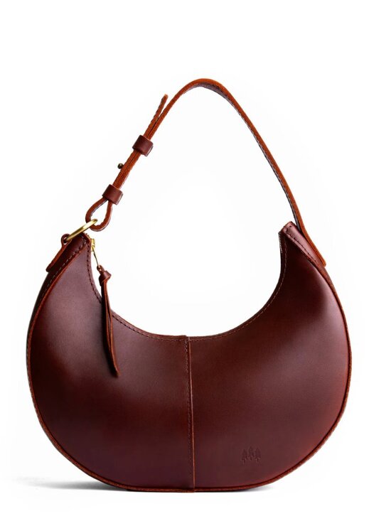 Portland Leather Handbags - Portland Leather Goods Nora Classic Shoulder Bag Cognac